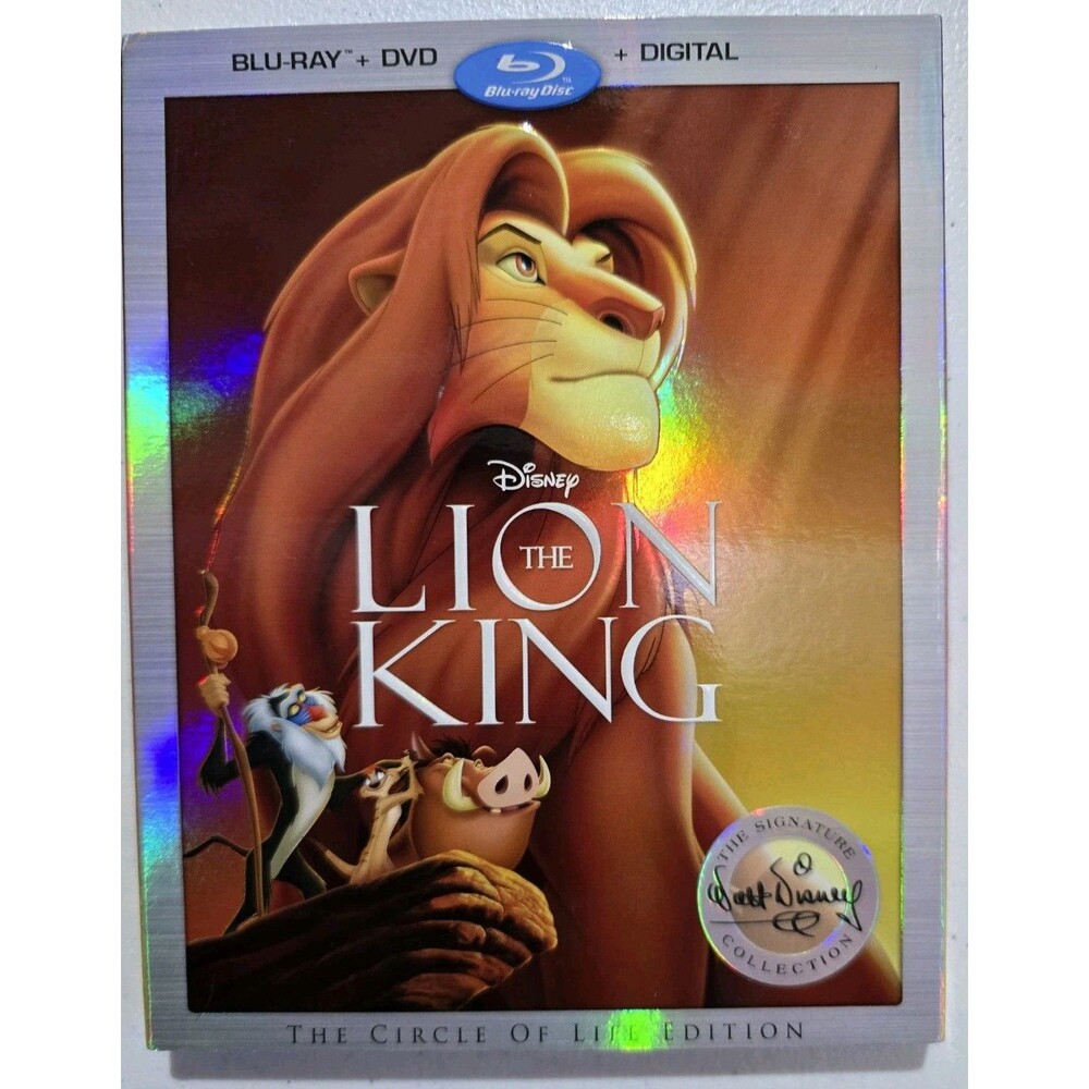 NIP The Lion King Blu-ray + DVD + Digital Signature Collection NEW SEALED